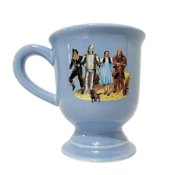 WARNER BROS Wizard of Oz Ceramic Coffee Mug Dorothy Scarecrow Tin Man Purple - Picture 3 of 11